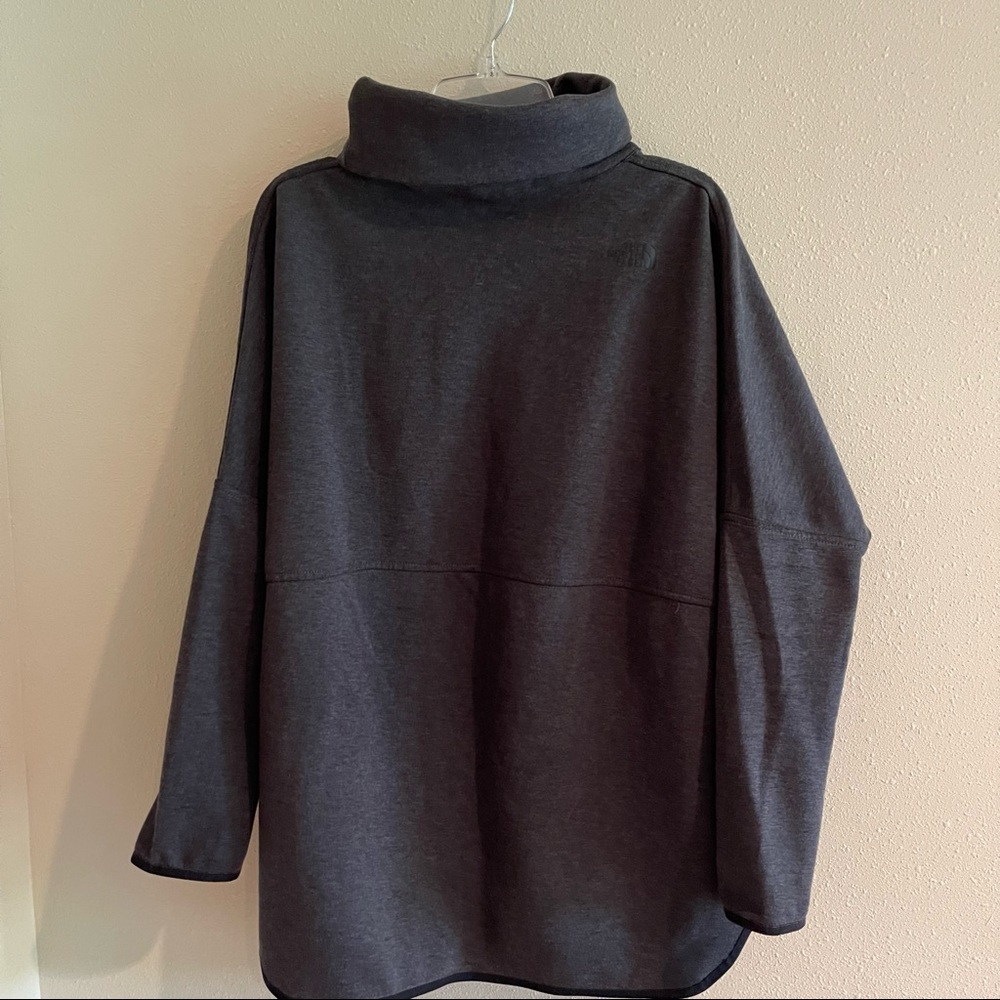 The North Face Grey Turtleneck Sweatshirt - Picture 6 of 10
